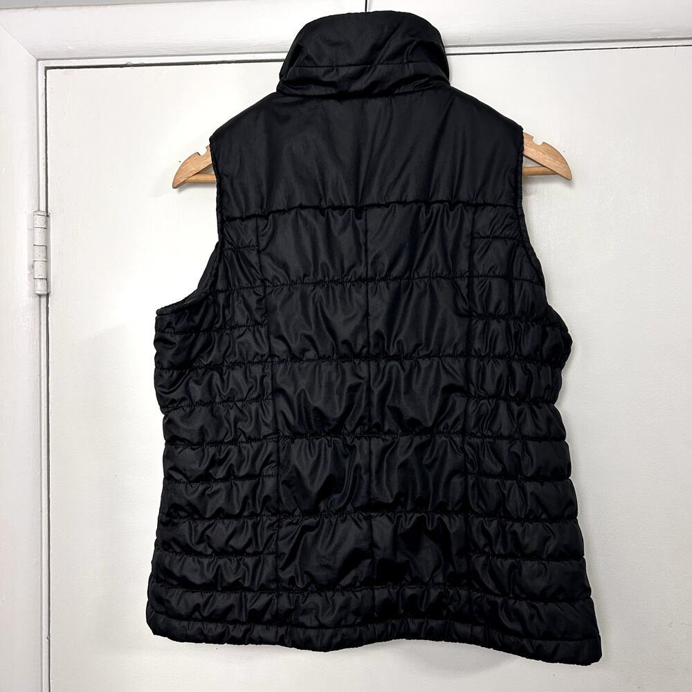 New York & Company Black Puffer Vest Outerwear Women's size Medium NY & Co - Picture 3 of 6